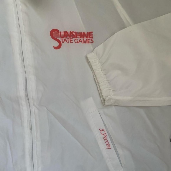 Y2K JC Penny Sunshine State Games Olympics Rain Jacket - Picture 2 of 2